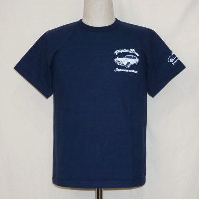 SMT18-101-ネイビー-サムライ自動車倶楽部半袖Tシャツ18-101-SMT18101-SAMURAIJEANS-サムライジーンズTシャツ-サムライ自動車倶楽部半袖Tシャツの画像
