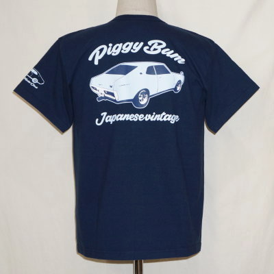 SMT18-101-ネイビー-サムライ自動車倶楽部半袖Tシャツ18-101-SMT18101-SAMURAIJEANS-サムライジーンズTシャツ-サムライ自動車倶楽部半袖Tシャツの画像