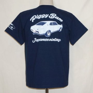 SMT18-101-ネイビー-サムライ自動車倶楽部半袖Tシャツ18-101-SMT18101-SAMURAIJEANS-サムライジーンズTシャツ-サムライ自動車倶楽部半袖Tシャツの画像