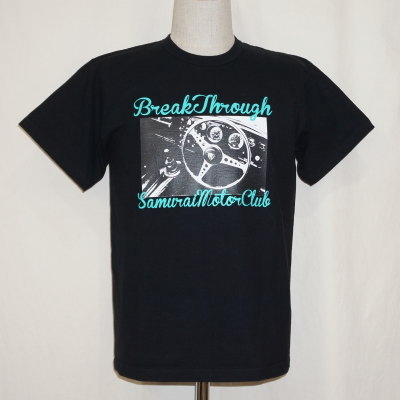 SMT18-104-ブラック-サムライ自動車倶楽部半袖Tシャツ18-104-SMT18104-SAMURAIJEANS-サムライジーンズTシャツ-サムライ自動車倶楽部半袖Tシャツの画像
