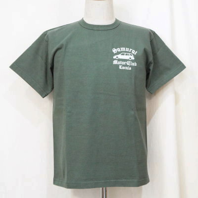 SMT19-101-MGRN-サムライ自動車倶楽部半袖Tシャツ19-101-SMT19101-SAMURAIJEANS-サムライジーンズTシャツ-サムライ自動車倶楽部半袖Tシャツの画像