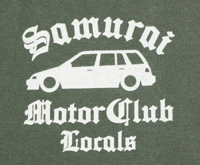 SMT19-101-MGRN-サムライ自動車倶楽部半袖Tシャツ19-101-SMT19101-SAMURAIJEANS-サムライジーンズTシャツ-サムライ自動車倶楽部半袖Tシャツの画像