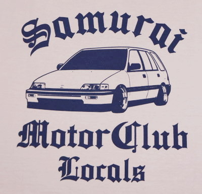 SMT19-101-PK-サムライ自動車倶楽部半袖Tシャツ19-101-SMT19101-SAMURAIJEANS-サムライジーンズTシャツ-サムライ自動車倶楽部半袖Tシャツの画像