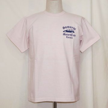 SMT19-101-PK-サムライ自動車倶楽部半袖Tシャツ19-101-SMT19101-SAMURAIJEANS-サムライジーンズTシャツ-サムライ自動車倶楽部半袖Tシャツの画像