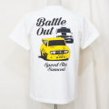 SMT19-102-WH-サムライ自動車倶楽部半袖Tシャツ19-102-SMT19102-SAMURAIJEANS-サムライジーンズTシャツ-サムライ自動車倶楽部半袖Tシャツの画像