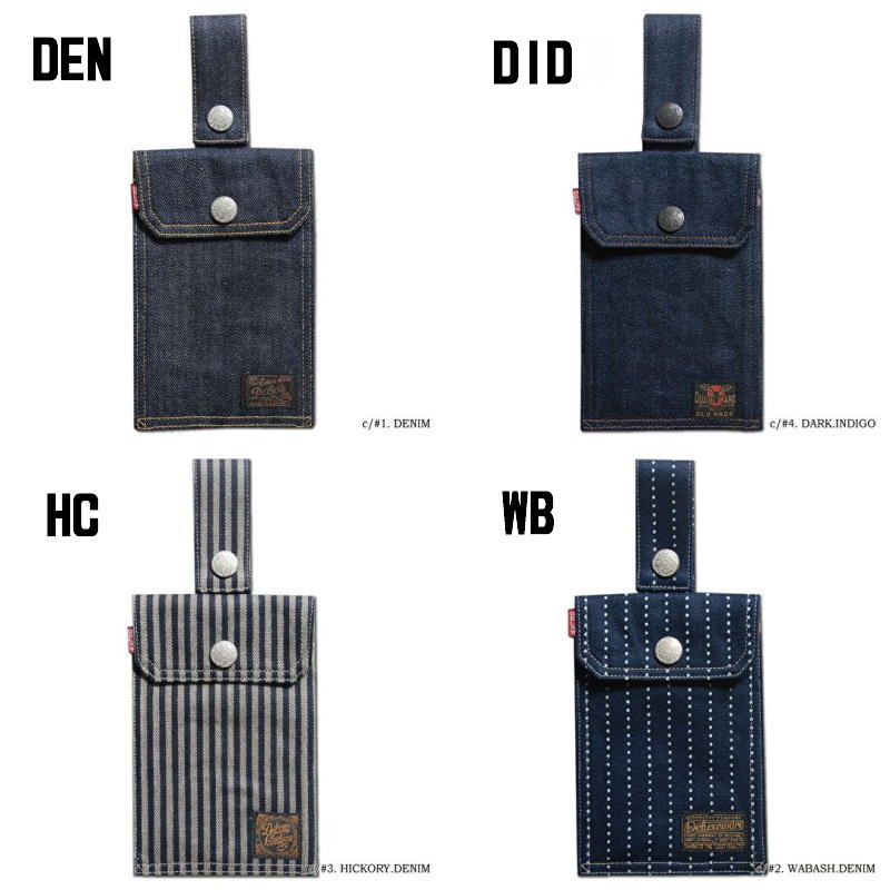 DMG-24A DENIM GALLERY DMG24A DELUXEWARE デラックスウエア スマホケース デニムスマホケースの画像