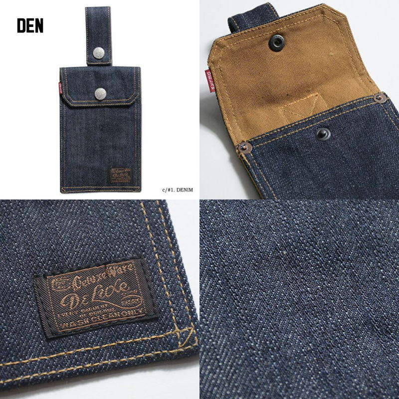 DMG-24A DENIM GALLERY DMG24A DELUXEWARE デラックスウエア スマホケース デニムスマホケースの画像