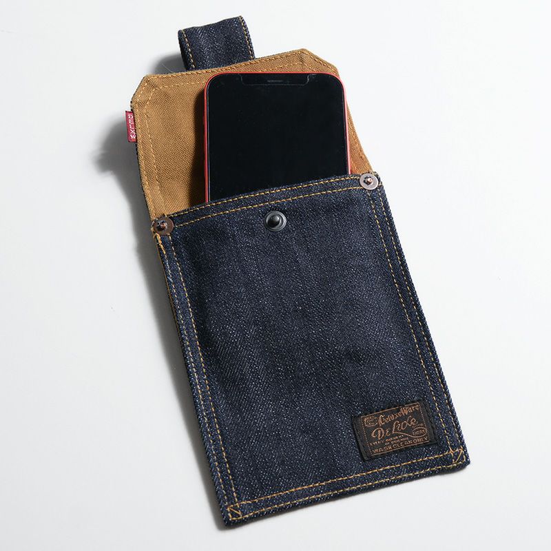 DMG-24A DENIM GALLERY DMG24A DELUXEWARE デラックスウエア スマホケース デニムスマホケースの画像