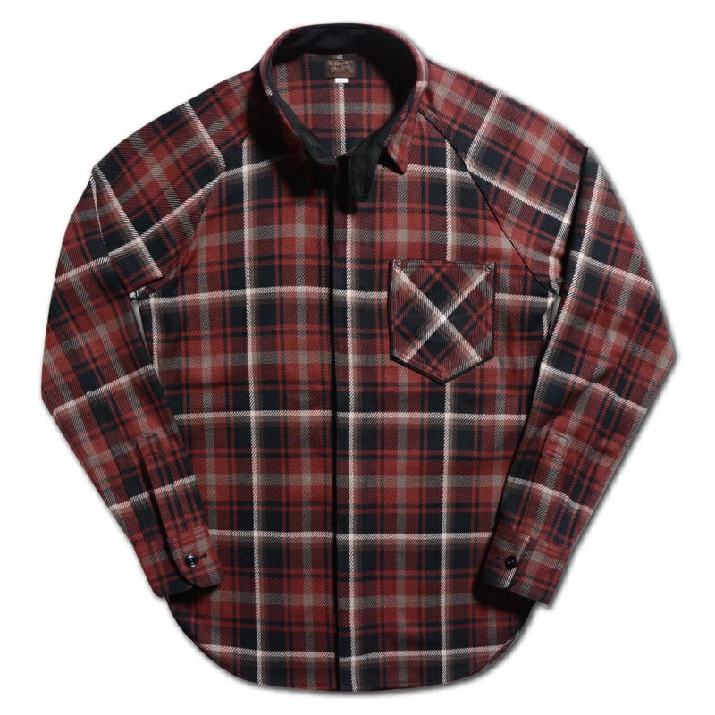 7649B RD RARE DELUXE STYLE SHIRT DELUXEWARE デラックスウエアシャツ シャツ長袖の画像