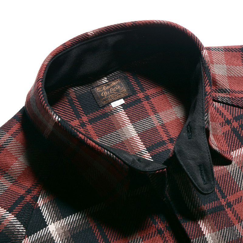 7649B RD RARE DELUXE STYLE SHIRT DELUXEWARE デラックスウエアシャツ シャツ長袖の画像