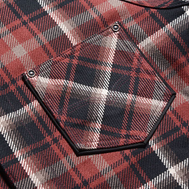 7649B RD RARE DELUXE STYLE SHIRT DELUXEWARE デラックスウエアシャツ シャツ長袖の画像