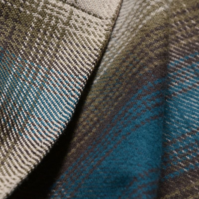 HV-54 BL BLUE OMBRE SHIRT HV54 DELUXEWARE デラックスウエアシャツ シャツ長袖 ネルシャツの画像