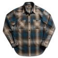 HV-54 BL BLUE OMBRE SHIRT HV54 DELUXEWARE デラックスウエアシャツ シャツ長袖 ネルシャツの画像