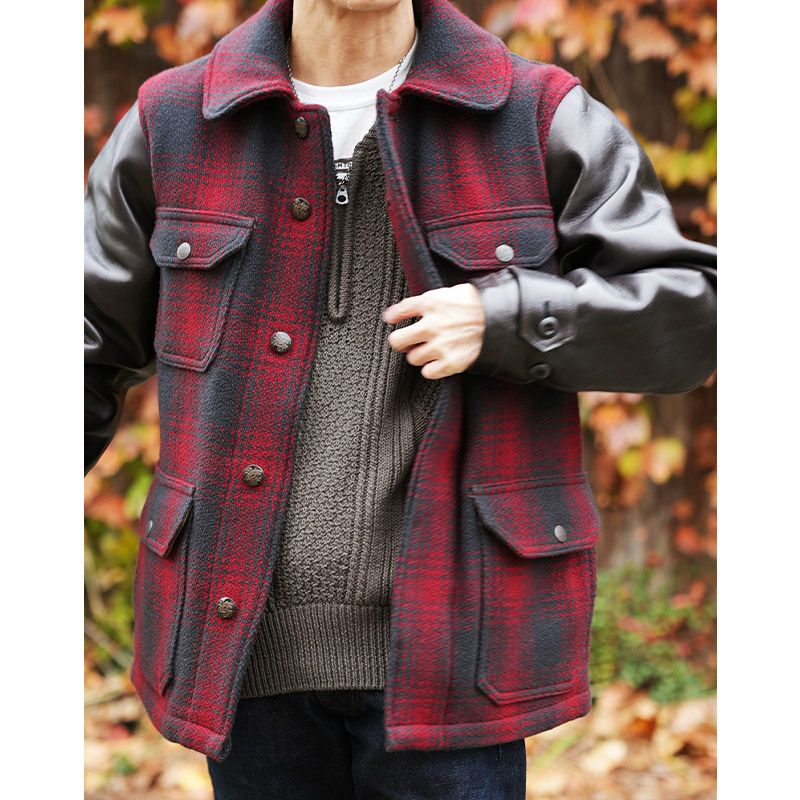 D-26 HUNTHING WOOL JACKET D26 DELUXEWARE デラックスウエアジャケット アウターの画像