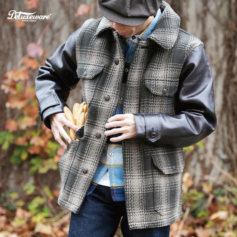 D-26 HUNTHING WOOL JACKET D26 DELUXEWARE デラックスウエアジャケット アウターの画像