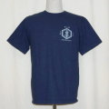 SCT17-107-ブルー-サムライ倶楽部半袖Tシャツ17-107-SCT17107-SAMURAIJEANS-サムライジーンズ-オリジナル落ち綿ヘビィーウェイト吊り編みTシャツの画像
