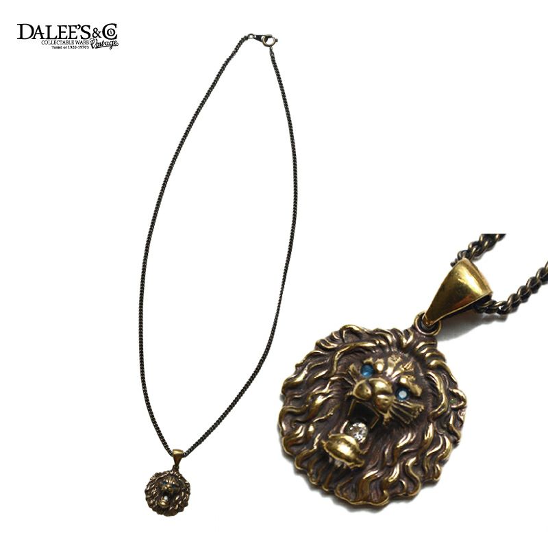 BLUE EYES BRASS LE.Head CHAIN DELUXEWARE デラックスウエアネックレス DALEE'S ダリーズネックレス アクセサリーの画像