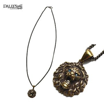 BLUE EYES BRASS LE.Head CHAIN DELUXEWARE デラックスウエアネックレス DALEE'S ダリーズネックレス アクセサリーの画像