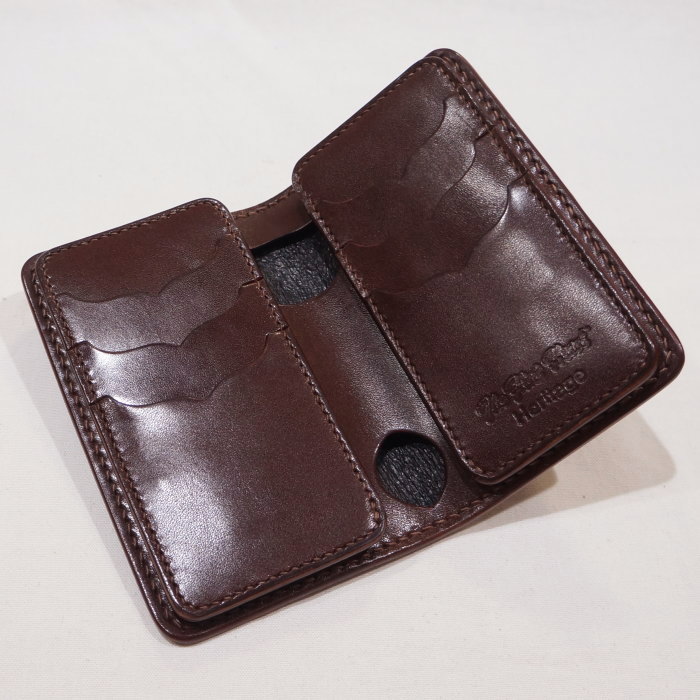 FN-WMN4-4W DB 多脂革MEDIUM WALLET HERITAGE FNWMN44W FLATHEAD フラットヘッド ストックバーグの画像