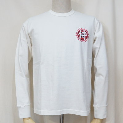 SJSLT20TH-101-WH-サムライジーンズ長袖Tシャツ20周年101-SJSLT20TH101-SAMURAIJEANS-サムライジーンズロングスリーブTシャツ-20周年記念の画像