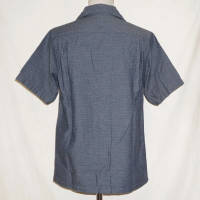 SOS18-S01-GRY-オープンカラー半袖シャツS01-SOS18S01-SAMURAIJEANS-サムライジーンズ-サムライジーンズオープンカラーシャツの画像
