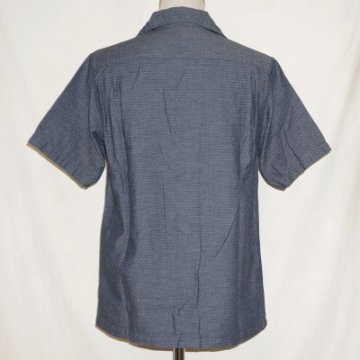SOS18-S01-GRY-オープンカラー半袖シャツS01-SOS18S01-SAMURAIJEANS-サムライジーンズ-サムライジーンズオープンカラーシャツの画像