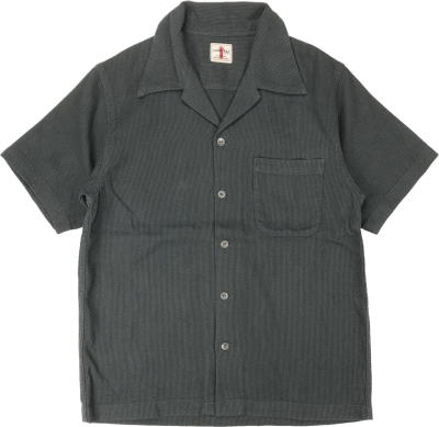 SOS20-S03-オープンカラー半袖シャツ20-S03-SOS20S03-SAMURAIJEANS-サムライジーンズ-サムライジーンズオープンカラーシャツの画像