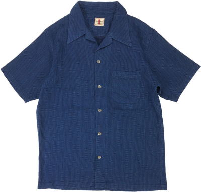 SOS20-S03-オープンカラー半袖シャツ20-S03-SOS20S03-SAMURAIJEANS-サムライジーンズ-サムライジーンズオープンカラーシャツの画像