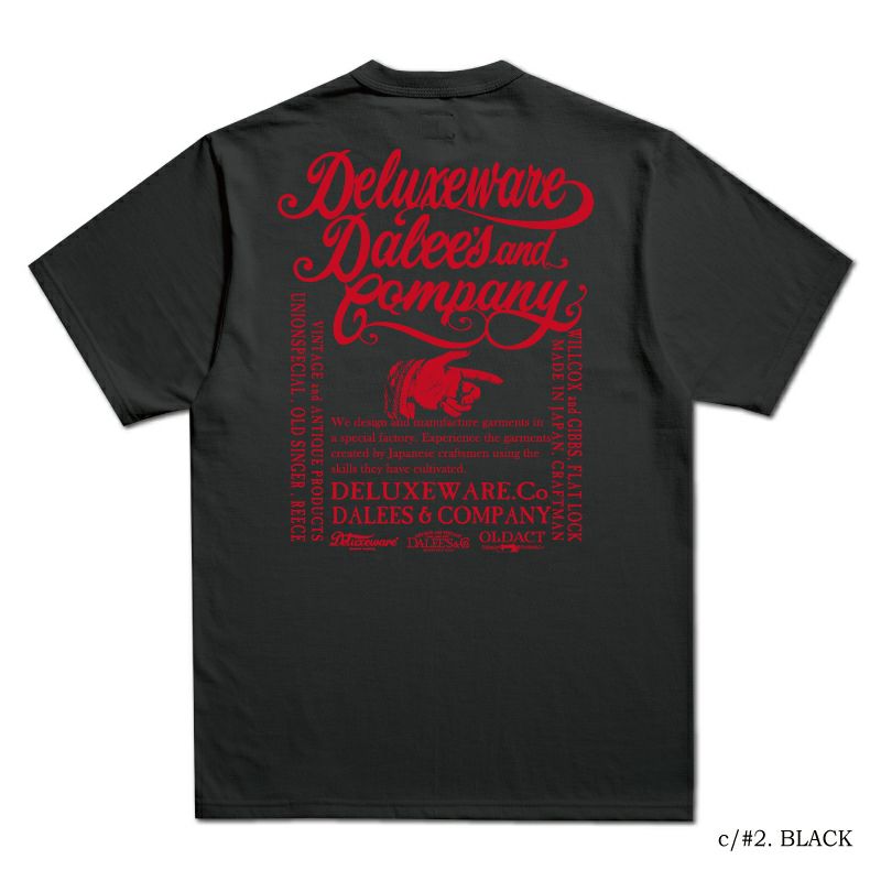 BRG-DD4 ブランドロゴTシャツDD4 BRGDD4 DELUXEWARE デラックスウエアＴシャツ DALEE'S ダリーズTシャツの画像