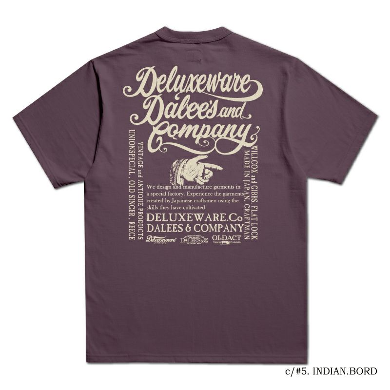 BRG-DD4 ブランドロゴTシャツDD4 BRGDD4 DELUXEWARE デラックスウエアＴシャツ DALEE'S ダリーズTシャツの画像