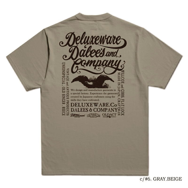 BRG-DD4 ブランドロゴTシャツDD4 BRGDD4 DELUXEWARE デラックスウエアＴシャツ DALEE'S ダリーズTシャツの画像