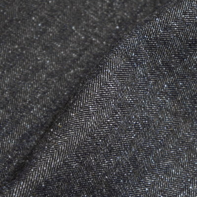 SSW17-L01-インディゴ-ジャズネップヘリンボンデニムワークシャツ長袖17-L01-SSW17L01-SAMURAIJEANS-サムライジーンズ-サムライジーンズワークシャツの画像