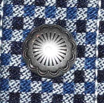 SSW18-L01-インディゴ-市松柄ワークシャツ長袖18-L01-SSW18L01-SAMURAIJEANS-サムライジーンズ-サムライジーンズワークシャツの画像