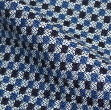SSW18-L01-インディゴ-市松柄ワークシャツ長袖18-L01-SSW18L01-SAMURAIJEANS-サムライジーンズ-サムライジーンズワークシャツの画像