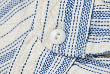 SSS21-ST-刺し子ストライプワークシャツ21-ST-SSS21ST-SAMURAIJEANS-サムライジーンズシャツ-長袖シャツの画像