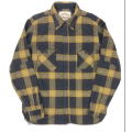 SNL20-01-YE-3つ杢ツイードネルチェックシャツ20-01-SNL2001-SAMURAIJEANS-サムライジーンズネルシャツの画像