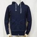 SIS-102-ID-インディゴジップアップスウェットパーカー102-SIS102-SAMURAIJEANS-サムライジーンズスウェット-サムライジーンズスエットの画像