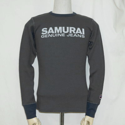 SJLTW18-101-LBK-サムライジーンズサーマル18-101-SJLTW18101-SAMURAIJEANS-サムライジーンズサーマルロンＴの画像