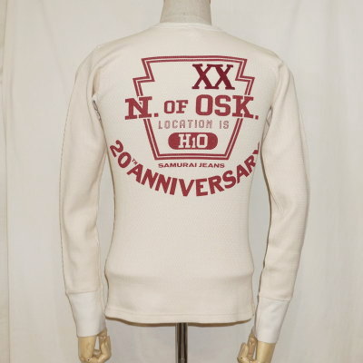 SJLTW20TH-101-IV-サムライジーンズサーマル20TH-101-SJLTW20TH101-SAMURAIJEANS-サムライジーンズサーマルロンＴ-20周年の画像