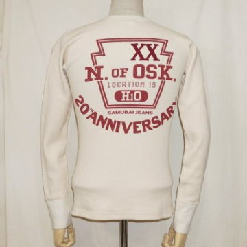 SJLTW20TH-101-IV-サムライジーンズサーマル20TH-101-SJLTW20TH101-SAMURAIJEANS-サムライジーンズサーマルロンＴ-20周年の画像
