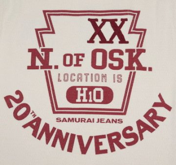 SJLTW20TH-101-IV-サムライジーンズサーマル20TH-101-SJLTW20TH101-SAMURAIJEANS-サムライジーンズサーマルロンＴ-20周年の画像