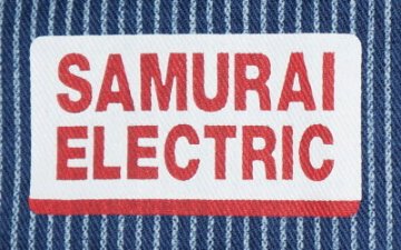 SMGS18-BL-サムライ自動車倶楽部ガススタシャツ18-SAMURAIJEANS-サムライジーンズワークシャツ-サムライ自動車倶楽部-ワークシャツの画像