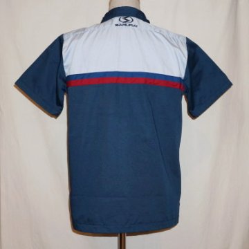 SMTC17SS-KL-NV-サムライ自動車倶楽部TC切り替え半袖ワークシャツ17-SMTC17SSKL-SAMURAIJEANS-サムライジーンズ-サムライ自動車倶楽部-シャツ半袖の画像