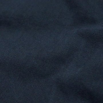 SPUJ17-HB-ネイビー-フーデッドプルオーバージャケット・ヘリンボン-SPUJ17HB-SAMURAIJEANS-サムライジーンズジャケット-アウターの画像
