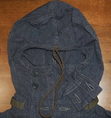 SPUJ17-ST-インディゴ-フーデッドプルオーバージャケット・ストライプ-SPUJ17ST-SAMURAIJEANS-サムライジーンズジャケット-アウターの画像