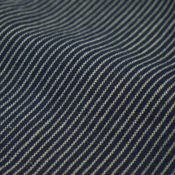 SPUJ17-ST-インディゴ-フーデッドプルオーバージャケット・ストライプ-SPUJ17ST-SAMURAIJEANS-サムライジーンズジャケット-アウターの画像