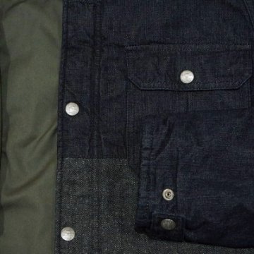 SJMPK17-ID-ジャズネップデニムマウンテンパーカー17-SAMURAIJEANS-サムライジーンズジャケット-アウターの画像