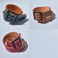 A107HS2 ブライドルレザーダブルピンベルト SAMURAIJEANS サムライジーンズベルトの画像