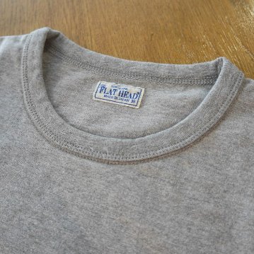 FN-THCL-101 GRY フラットヘッドロングTシャツ101 FNTHCL101 FLATHEAD フラットヘッドロングスリーブTシャツ 長袖Tシャツ ロンTの画像