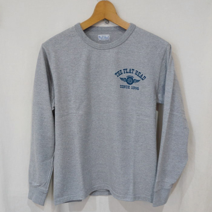 FN-THCL-202 GRY フラットヘッドロングTシャツ202 FNTHCL202 FLATHEAD フラットヘッドロングスリーブTシャツ 長袖Tシャツ ロンTの画像